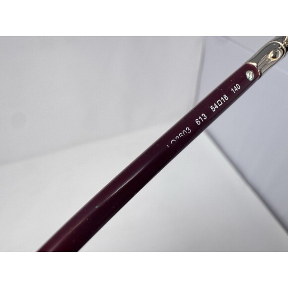 Longchamp LO2603 613 Eyeglass Frames Only 54-16-140 Burgundy Authentic